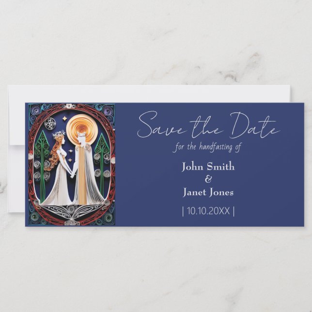 Boho Wedding Save the Date (Front)