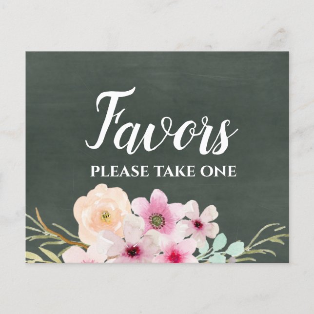 BOHO Wedding Signs Chalkboard (Front)