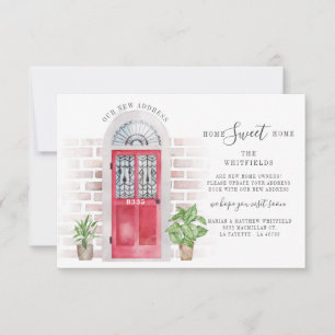 Boho We've Moved Potted Plants Moving Announcement