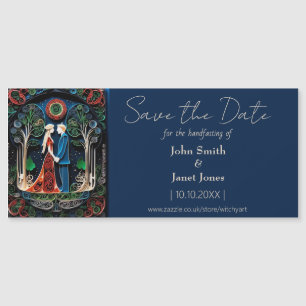 Boho Wicca Save the Date Magnet