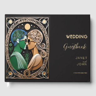 Boho Wicca Wedding Guest Book