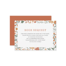 Boho Wildflower Book Request