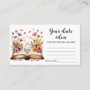 Boho Wildflower Date Night Card