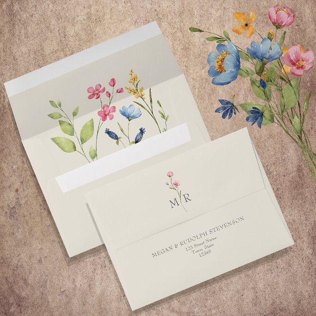 Boho Wildflower Envelope (Creator Uploaded)
