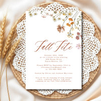 Boho Wildflower Fall Fete Celebration