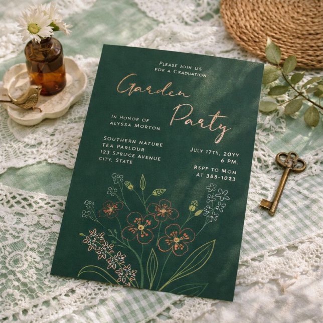 Boho Wildflower Garden Party Graduation (Creator Uploaded)