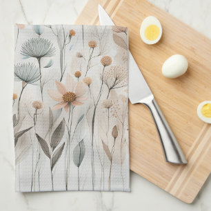 Boho Wildflower Kitchen Towel