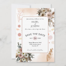 Boho Wildflower Romance | Rustic Nature Floral 