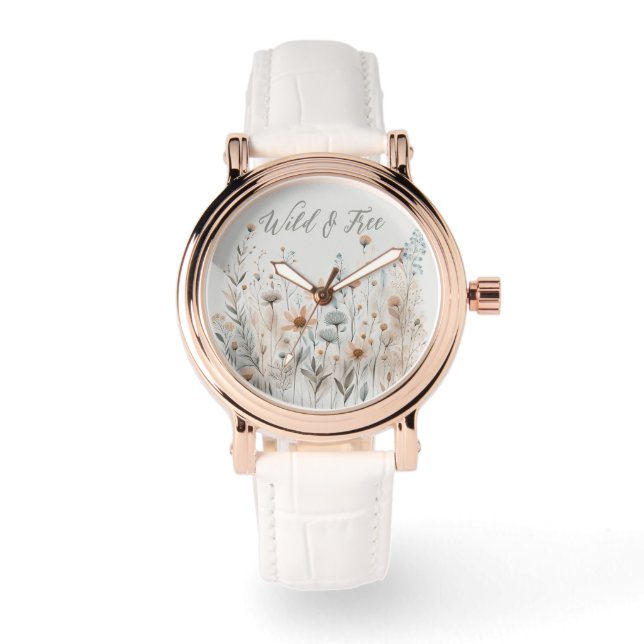 Boho Wildflower Watch (Front)