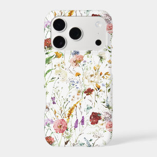 Boho Wildflower Watercolor Spring  Flower