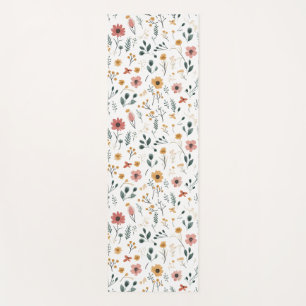 Boho Wildflower Yoga Mat