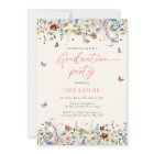 Boho Wildflowers Butterflies 2025 Photo Graduation