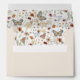 Boho Wildflowers Graduation Envelope