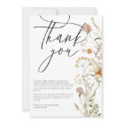 Boho Wildflowers Watercolor Minimal Bridal Shower