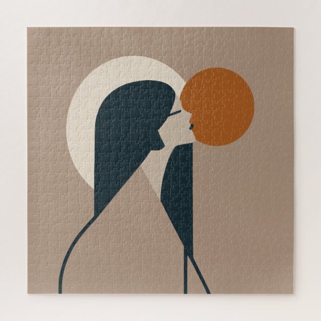 Boho Woman Sun Jigsaw Puzzle (Vertical)