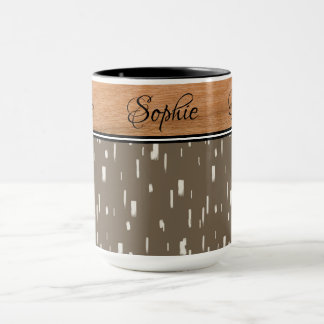 Boho Woodgrain Mug