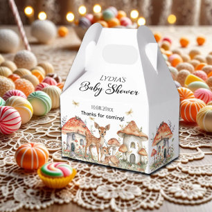 Boho Woodland Forest Animals Baby Shower Favor Box
