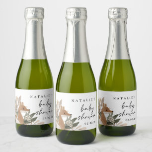 Boho Woodland Mini Champagne Label Set