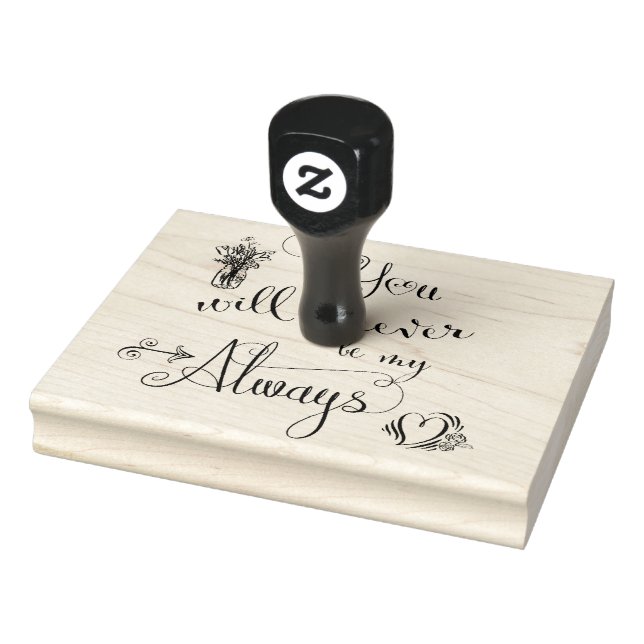 BOHO | You Will Forever be my Always Rubber Stamp (Stamp)