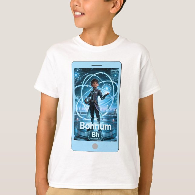 Bohrium (Bh) –  ATOMIVRA™ Collection T-Shirt (Front)