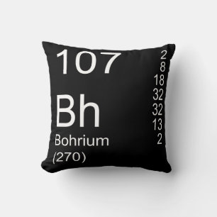 Bohrium Throw Pillow