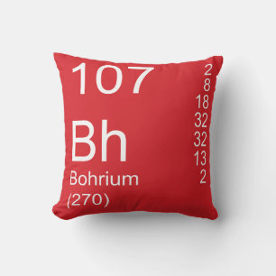 Bohrium Throw Pillow