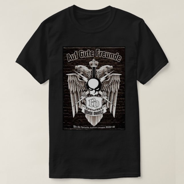 Böhse Onkelz Auf Gute Freunde T-Shirt Essentiel1 (Design devant)