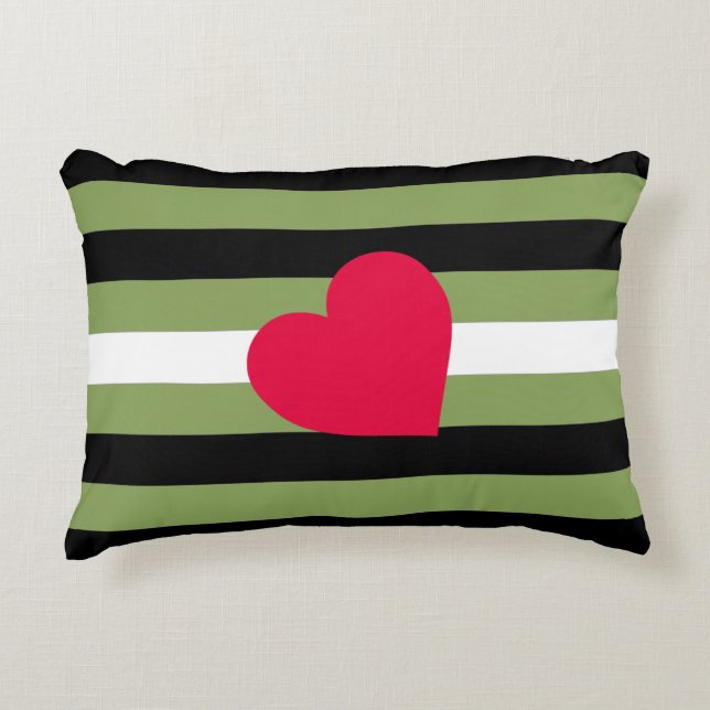Boi Pride Flag Accent Pillow (Front)