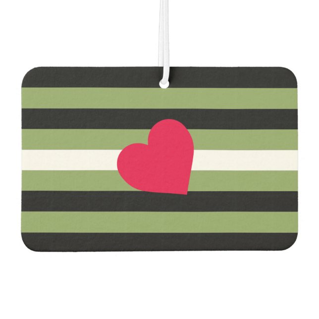 Boi Pride Flag Air Freshener (Front)