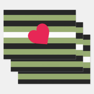 Boi Pride Flag Wrapping Paper Sheet