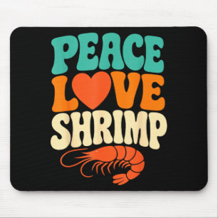 Boil shrimps cajun seafood mouse pad