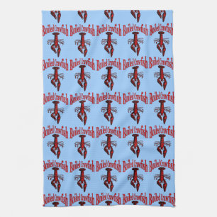 Boiled Crawfish Kitchen Towel