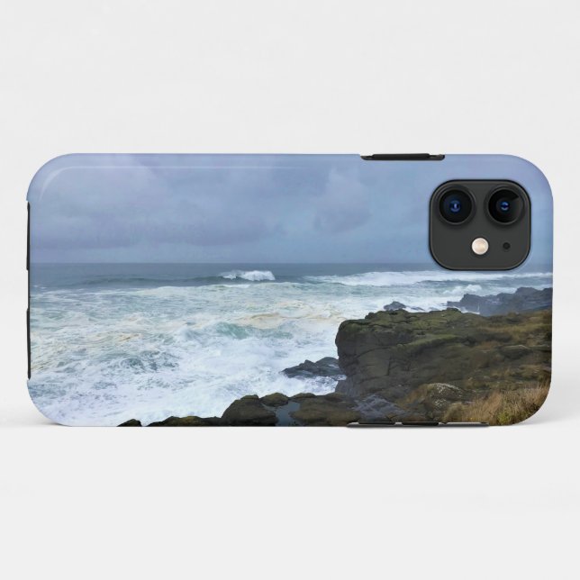 Boiler Bay State Wayside, Depoe Bay, Oregon Case-Mate iPhone Case (Back (Horizontal))