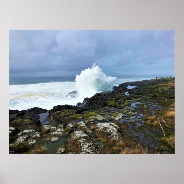 Boiler Bay State Wayside, Depoe Bay, Oregon Poster (Front)