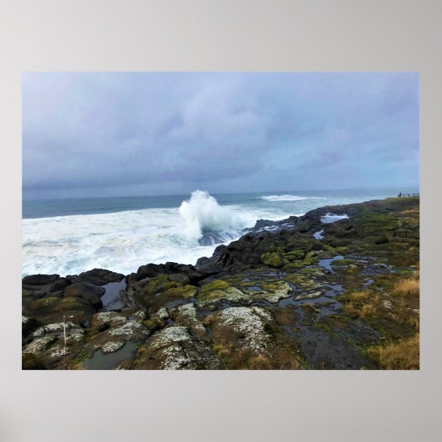 Boiler Bay State Wayside, Depoe Bay, Oregon Poster (Front)