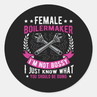 Boiler Maker Boilermaker Union Boilermaker Classic Round Sticker