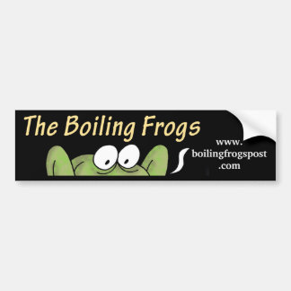 Boiling Frogs Post © Rear Window/ Bumper Sticker