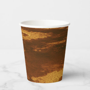 Boiling Surface of Planet Venus Paper Cups