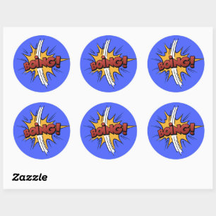 Boing! Classic Round Sticker