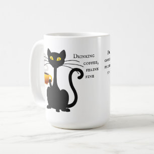 Boire Café Feline Fine - 15 oz. Mug