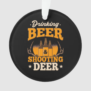 Boire De La Bière Et Chasser Le Cerf