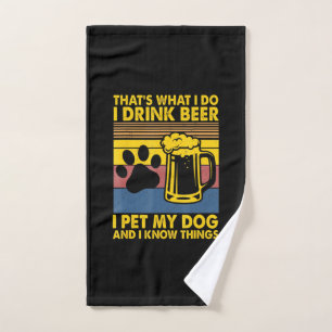 Boire de la bière Je bois de la bière J'animal mon
