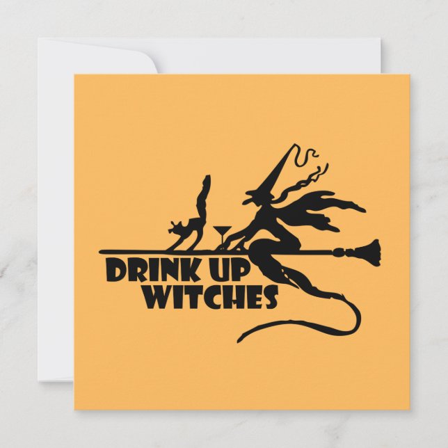 Boire des sorcières carte plat (Devant)