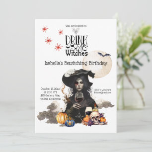 Boire des sorcières Invitation Anniversaire