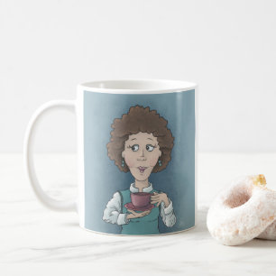 Boire du thé café à deux tons Mug