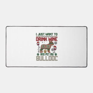 Boire du vin Bulldog Chien Sweat Ugly Chapeau de P