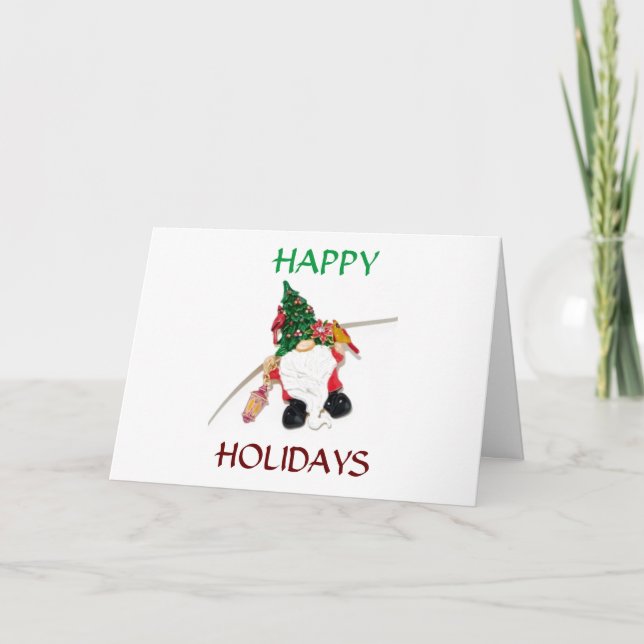 **BOIRE ET ÊTRE JOYEUX** CARTE GNOME COOL (Devant)