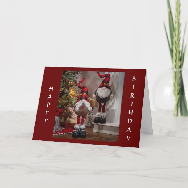 **BOIRE ET ÊTRE JOYEUX** CARTE GNOME COOL (Devant)