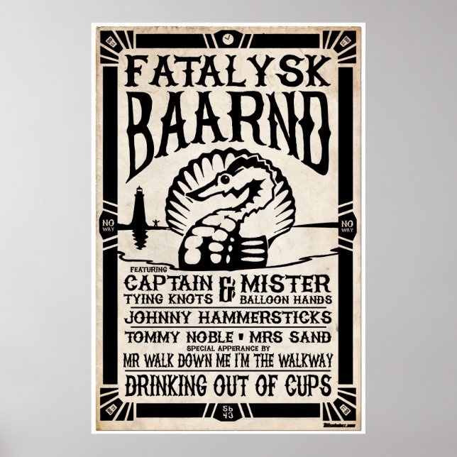 Boire hors des tasses Tribute Poster (Devant)