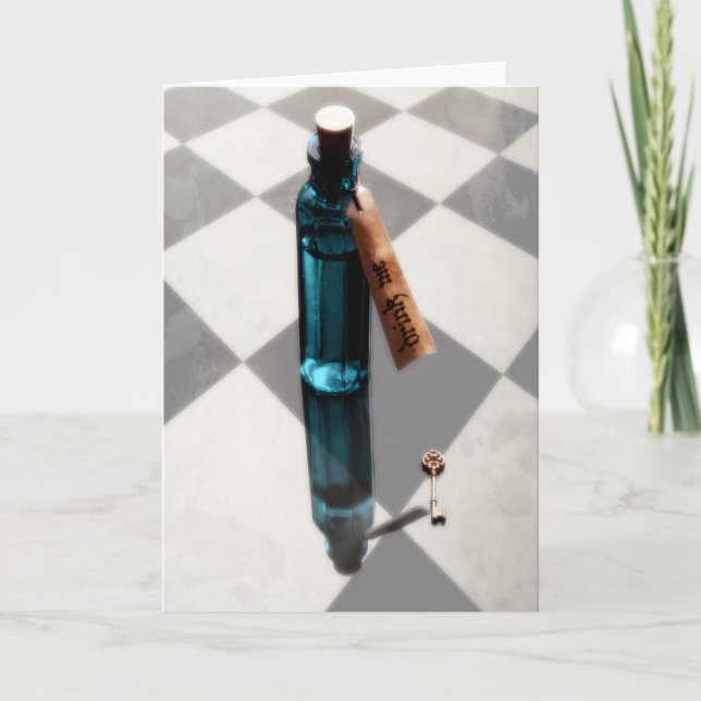BOIRE ME Wonderland Carte de voeux (Devant)